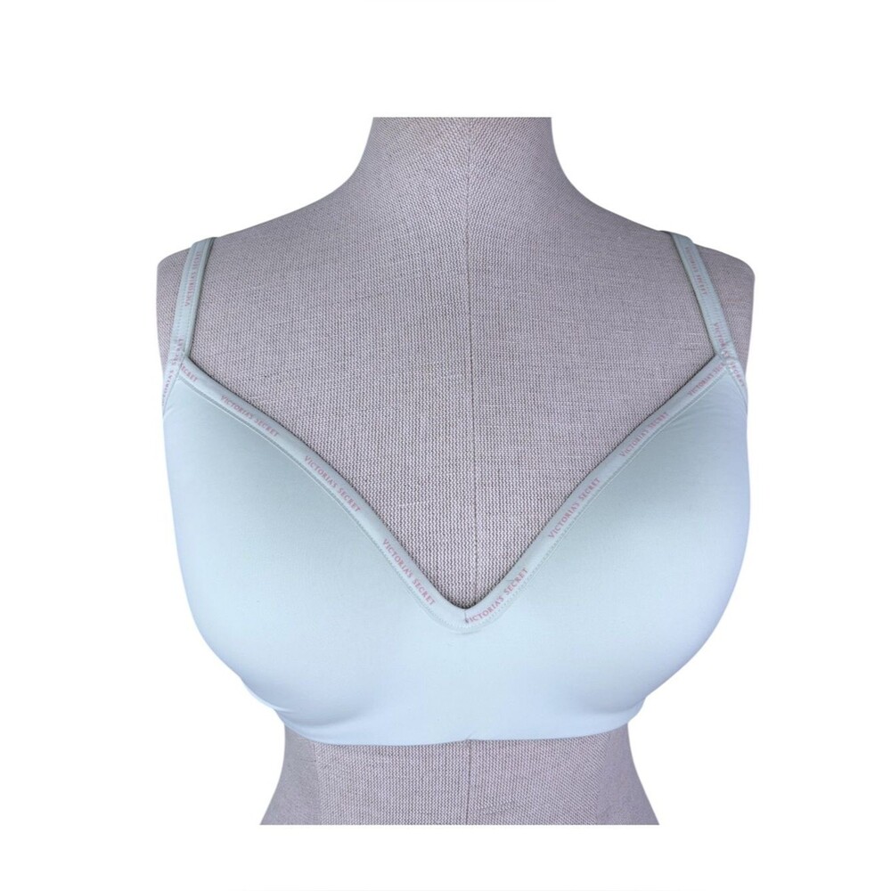 Victoria's Secret T-Shirt Lightly Lined Wireless Bra sz 32DDD * Mint Green